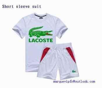short tee shirt lacoste pas cher